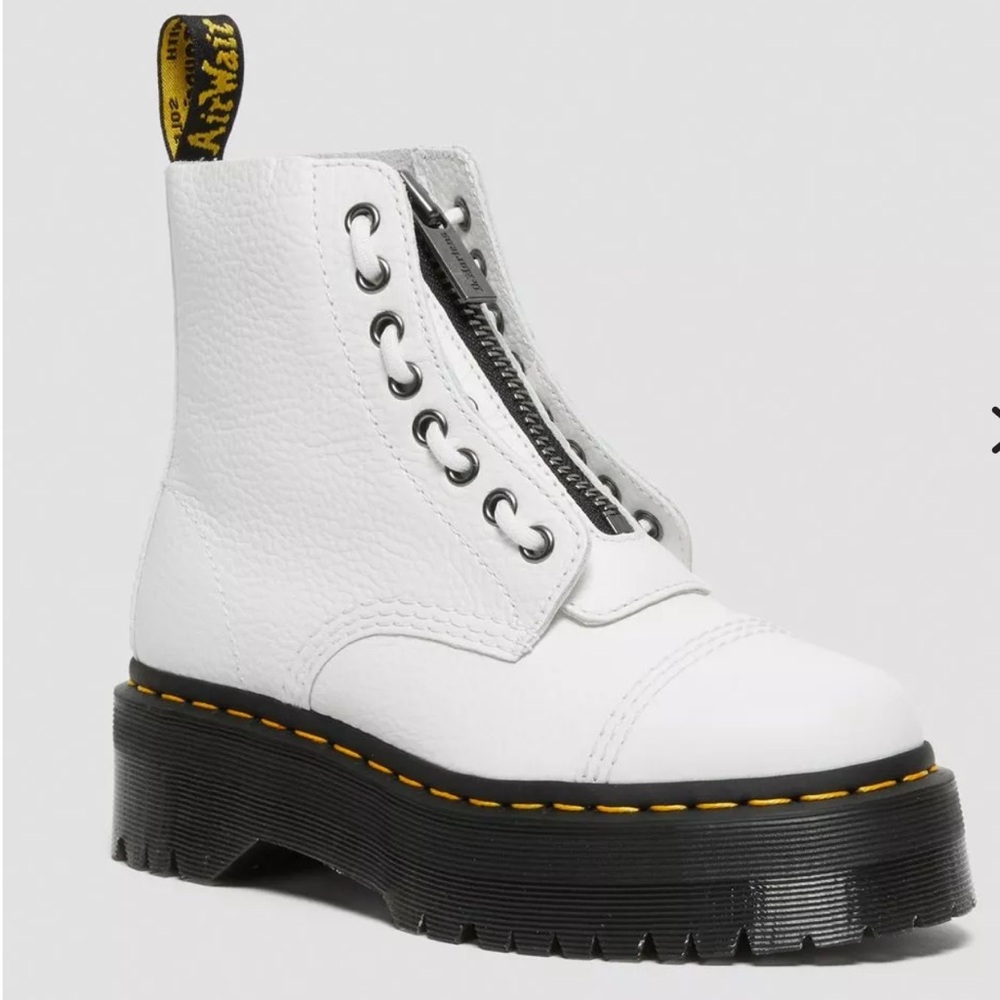 Dr. Martens Sinclair Milled Nappa Leather Platform Boots